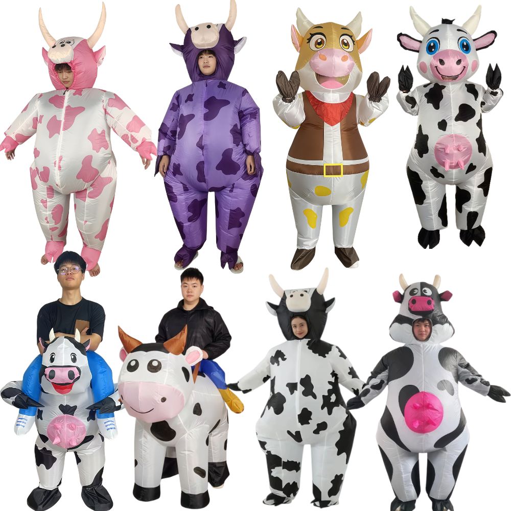 Case Fan - Halloween Stierförmiges Aufblasbares Kostüm für Erwachsene,