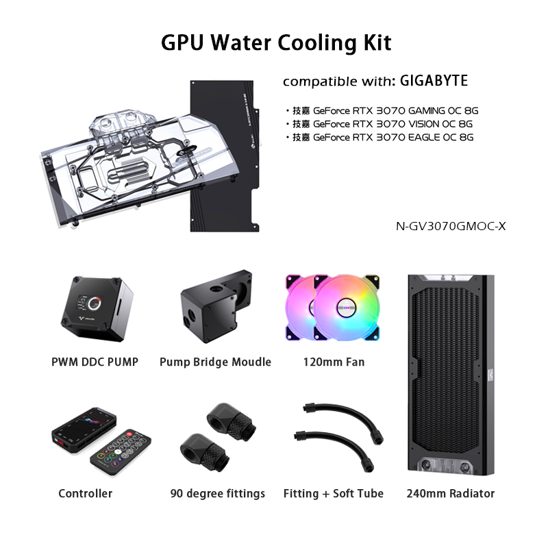 Gpu Cooler - Gold Seller Granzon Wasserkühlung-Kit für RTX