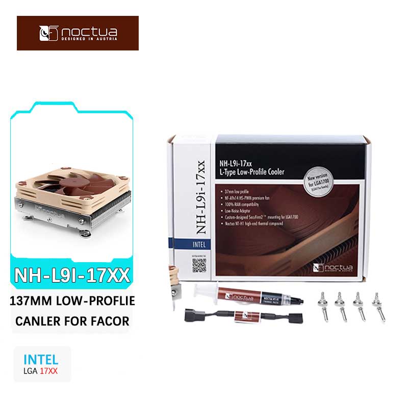 Air Cooler Cpu - Noctua NH-L9i-17xx 2-Wärmerohr dünner CPU-Kühler ITX