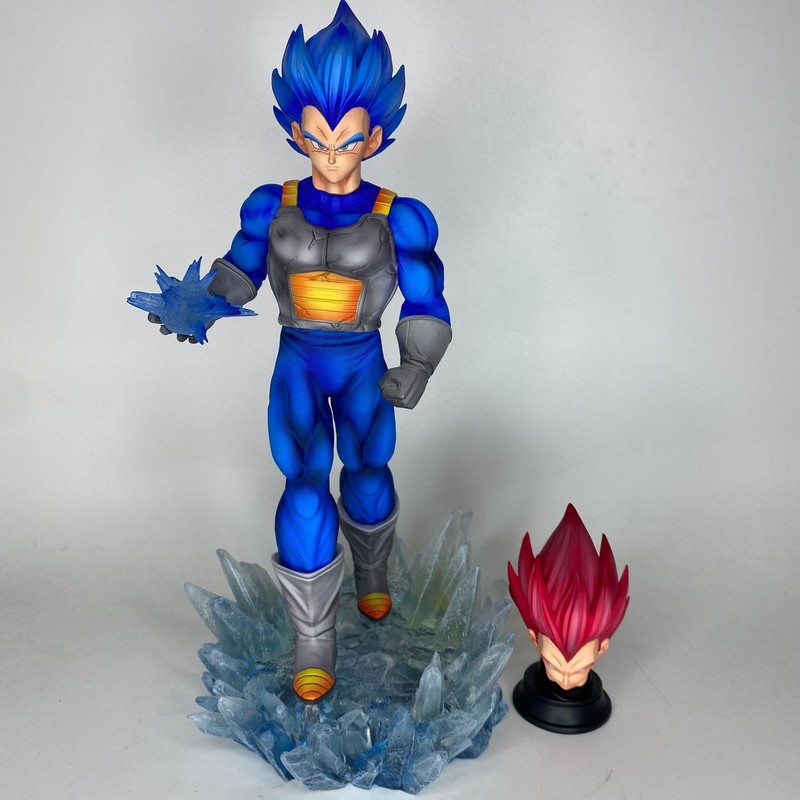 Case Fan - Dragon Ball Super Saiyan Vegeta Doppelkopf-Skulptur