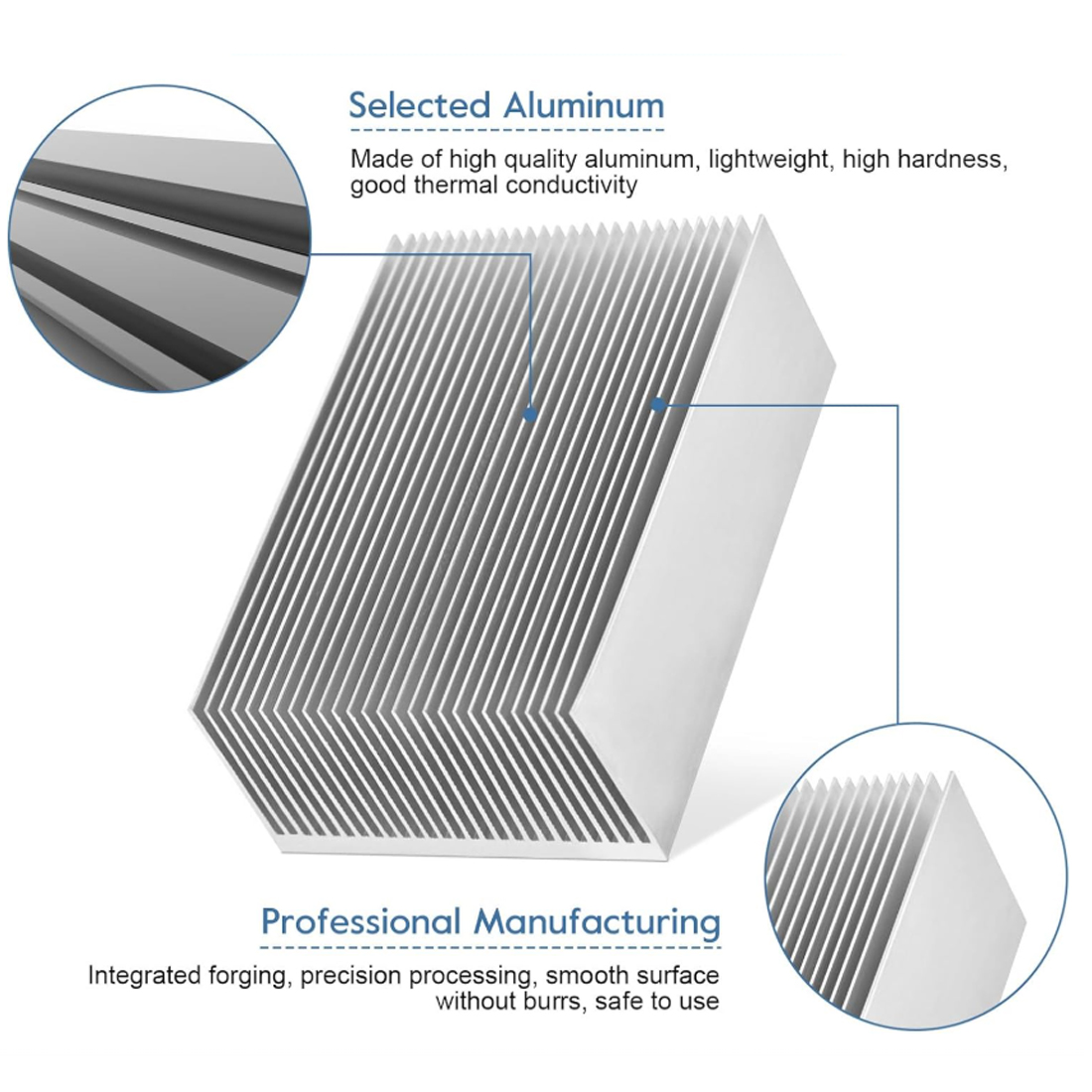 50x60x26mm – 300x60x26mm Kühlk – Heatsink Bewertung und Preis