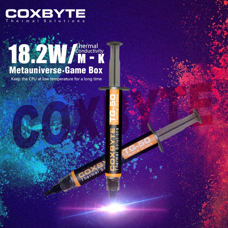 18,2W/mK Coxbyte TG-50 Wärmele – Thermal Paste Bewertung und Preis