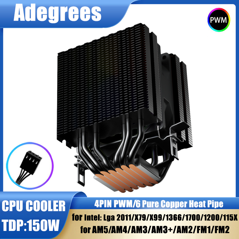6 Heatpipes CPU-Luftkühler 4-p – Cpu Heatsink Bewertung und Preis