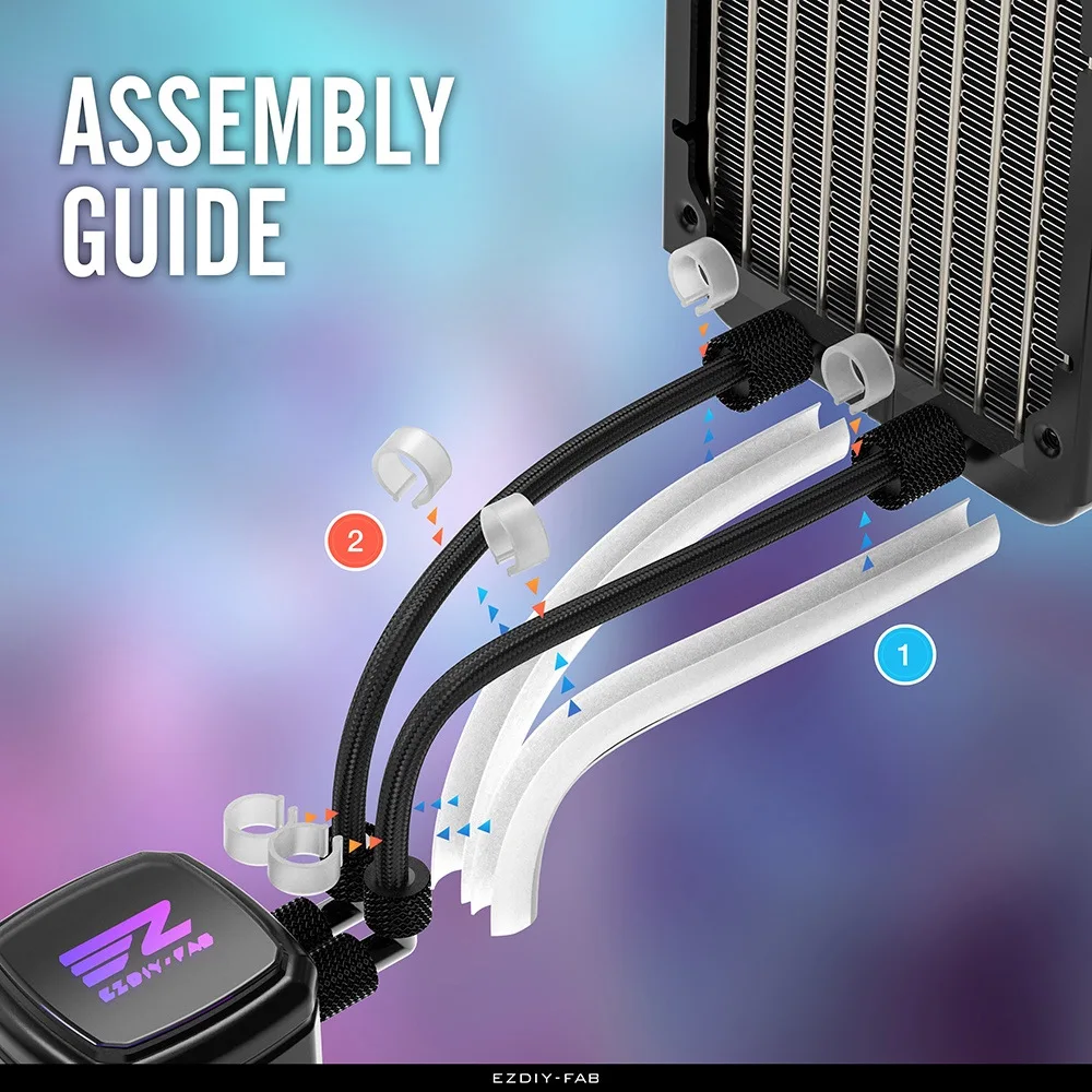 EZDIY ARGB Lichtleiste für 12  – Aio Liquid Cooler Bewertung und Preis