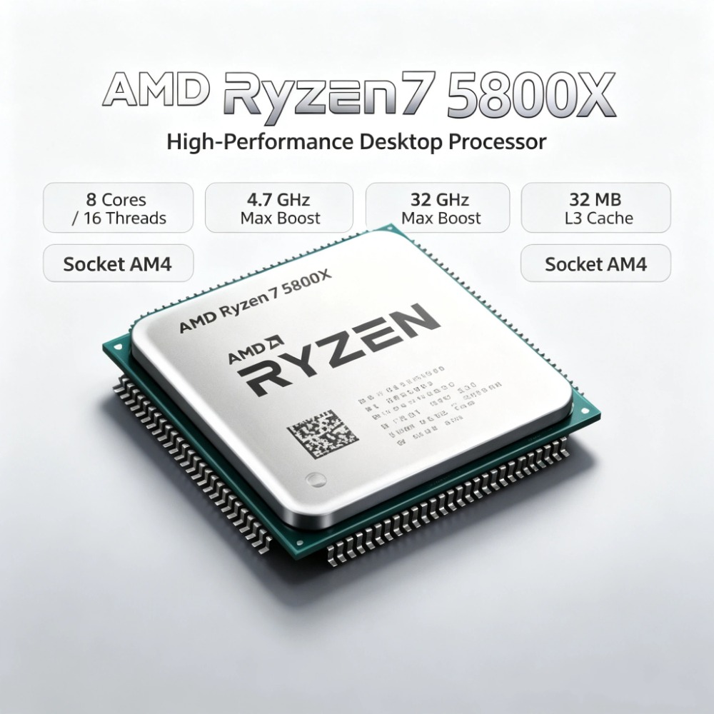 AMD Ryzen 7 5800X Freigeschalt – Cpu Fan Bewertung und Preis
