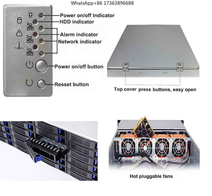 4U Rackmount-Servergehäuse 24  – Case Fan Bewertung und Preis